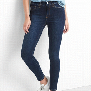 GAP Mid Rise Easy Jegging Dark Wash Sz 25